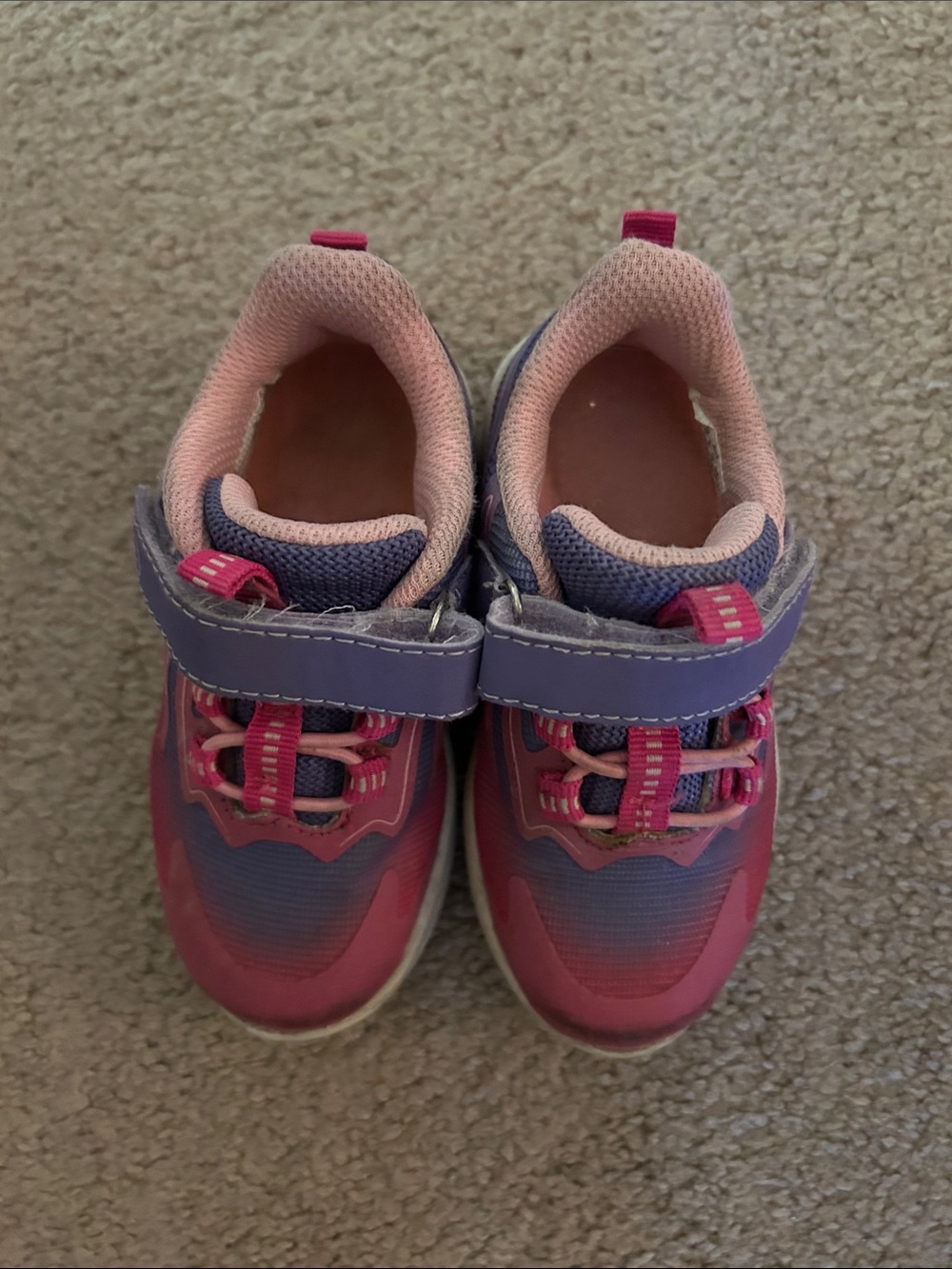 Stride Rite Girls' Pink and Purple Sneakers size 7